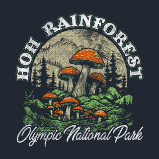 HOH Rainforest Olympic National Park Crew Sweatshirt