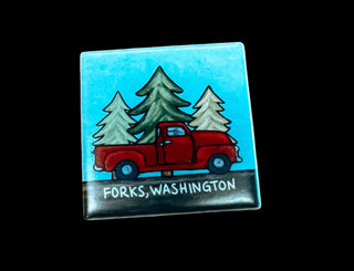 Red Truck Magnet