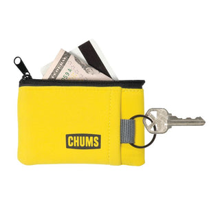 Chums Floating Zipper Wallet + Keychain - Yellow