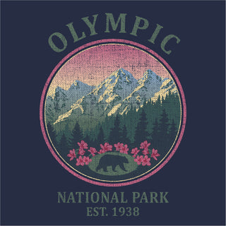 Olympic National Park Black Bear Short Sleeve Tee