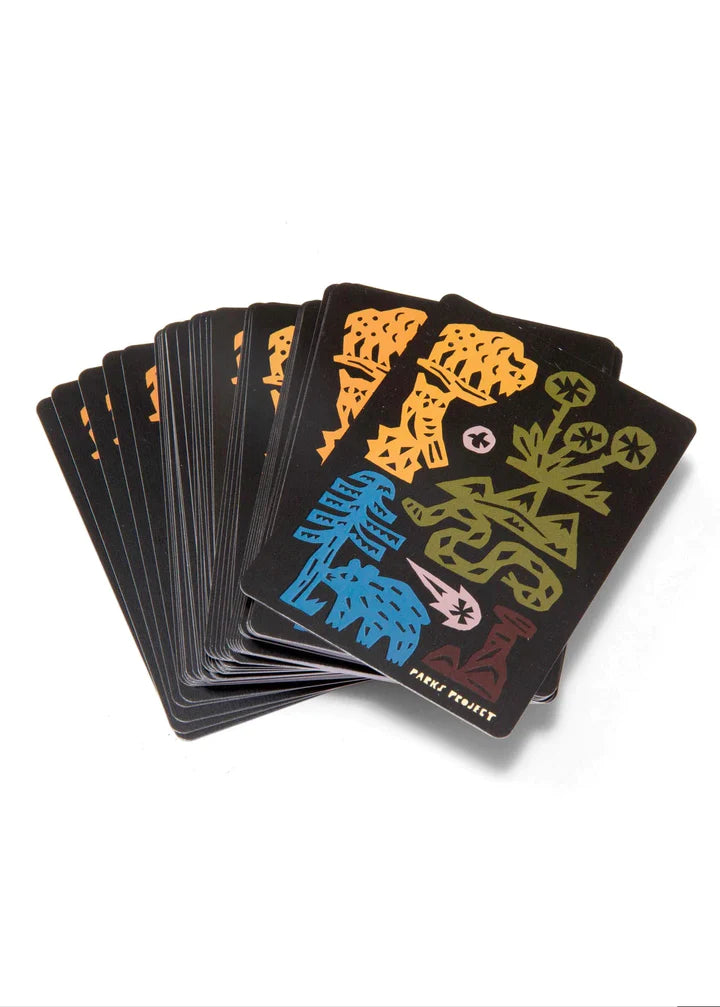 Parks Project National Parks Woodcuts Playing Cards Fog + Fern