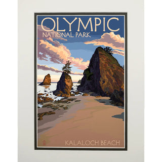 Matted Prints Olympic National Park Kalaloch Beach