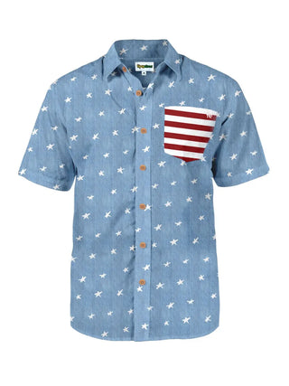 Men's USA American Pride Hawaiian Shirt