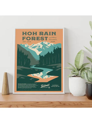 Hoh Rainforest - 12x16 Poster