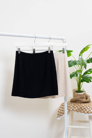 Lana Side Slit Mini Skirt