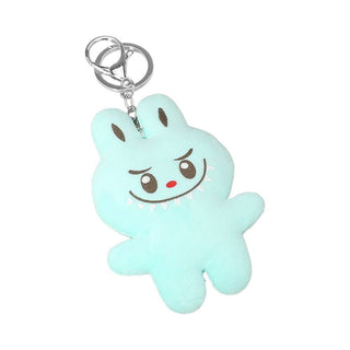 Labubu Monster Bunny Plush Doll Keychains