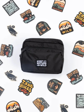 Keep Nature Wild Fanny Pack | Black