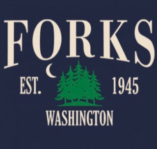 Forks, WA Tress Est. Embroidered Crewneck