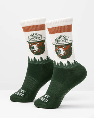 Prevent Wildfires Sock: Spruce / L/XL