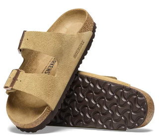 Arizona Suede Leather - Latte Cream Narrow