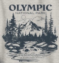Standard Tee Olympic White Water River Design