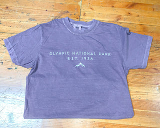 Olympic National Park EST 1938 Embroidered Short Sleeve Tee