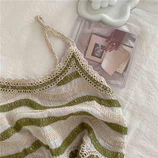 Embroidered Summer Tank Top: FLORAL/ One Size