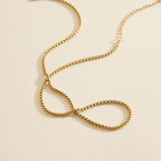 Venetian Link 18K Gold Dip Stainless Steel Necklace