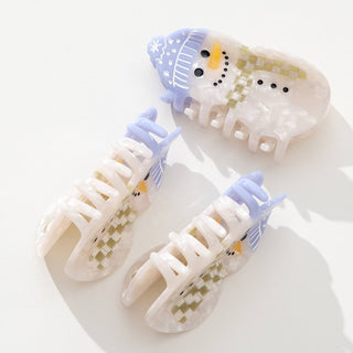 Snowman | Holiday Claw Clip