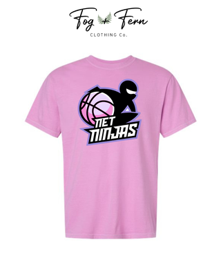 Net Ninja's Adult Comfort Color Tee - Girl's Team