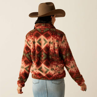 Ariat Berber Snap Front Sweatshirt Plainsview Print