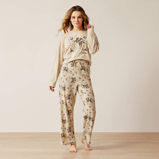 Dreams Pajama Set Cowprint