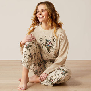 Dreams Pajama Set Cowprint