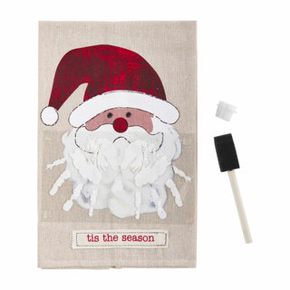 Santa Handprint Towel