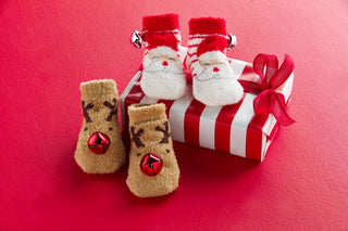 Santa Jingle Bell Socks