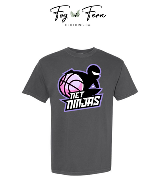Net Ninja's Adult Comfort Color Tee - Girl's Team