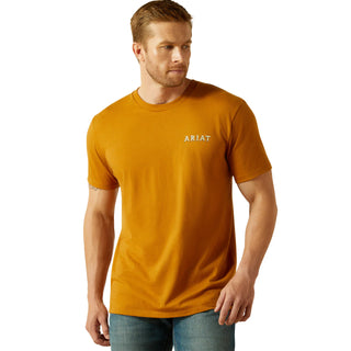 Ariat Men's Scorpion Seal Graphic Bone Brown T-Shirt