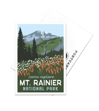 Mount Rainier National Park, Washington Postcards