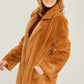 Teddy Fur Collared Coat