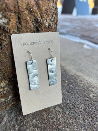 Metal Birch Earrings