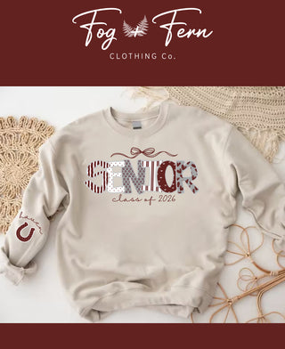 Faux Embroidered Senior '26 Design (Adult)