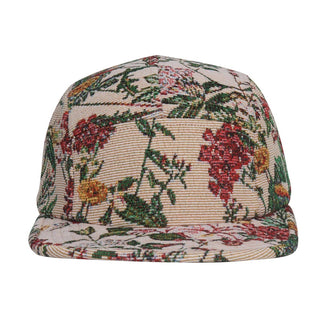 Hatphile Flower Multicolored Jacquard 5 Panel Hat Camp Cap