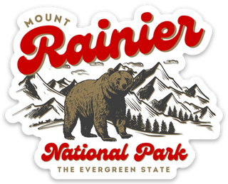 Mt. Rainier National Park Sticker