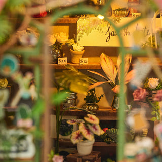 DIY Book Nook Kit: Flower Shop