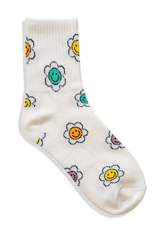 Smile Flower Socks