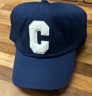 C Navy Blue Baseball Hat