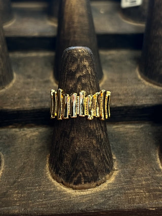 18K Gold Plated Stacked Tiramisu Ring