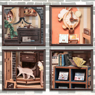 DIY Book Nook Kit: The Scholar's Bookstore