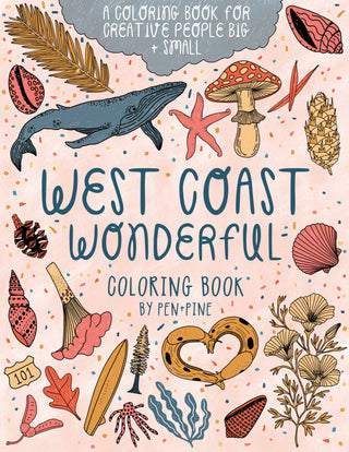 West Coast Wonderful Coloring Book