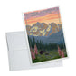 Notecard Olympic Peninsula Washington Bears and Spring
