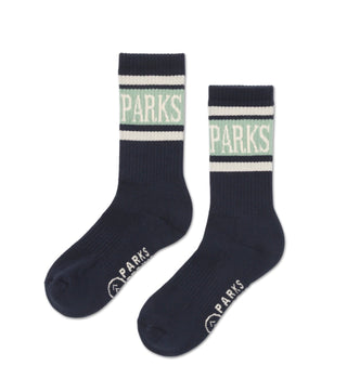 Trail Crew Tube Sock 2 Pack: Black-Natural  M/L