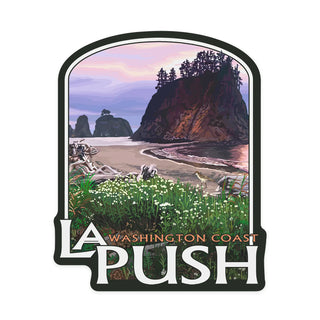 Vinyl Sticker La Push, Washington, Washington Coast