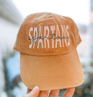 Double Spartan Embroidered Adjustable Hat