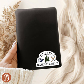 Twilight Inspired Cullen Baseball Club Sticker