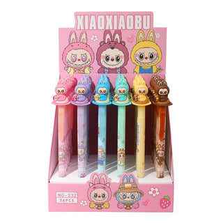 Labubu Monster Bunny Character Topper Ball Pen