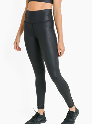 Mono B Red - Og Foil Highwaist Leggings