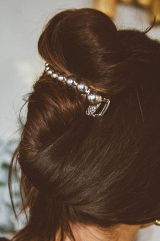 Bubble Hair Pin: Silver