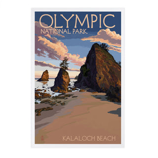 PREMIUM POSTCARDS Olympic National Park Kalaloch Beach