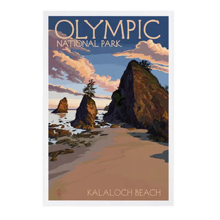 Premium Postcards Olympic National Park Kalaloch Beach