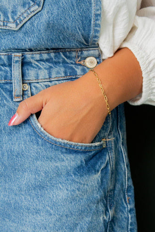 Paperclip Chain Bracelet